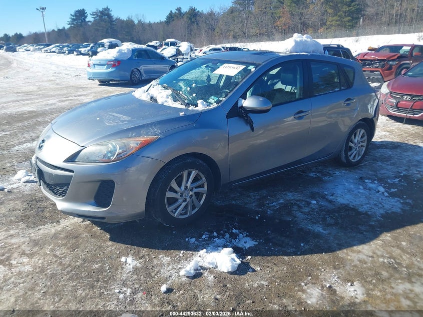 2012 Mazda 3 VIN JM1BL1M83C1697880 IAAI salvage auction — REAR END, Salvage (Massachusetts), sold $425 on 2026-07-24 (photo 2)