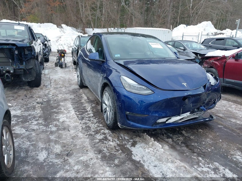 2023 Tesla Model y VIN 7SAYGAEE6PF850531 IAAI salvage auction — Front End, Salvage (Massachusetts), sold $13,000 on 2026-03-31 (photo 1)