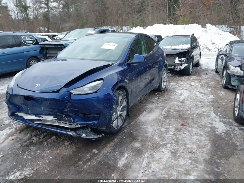 2023 Tesla Model y VIN 7SAYGAEE6PF850531 IAAI salvage auction — Front End, Salvage (Massachusetts), sold $13,000 on 2026-03-31 (photo 2)