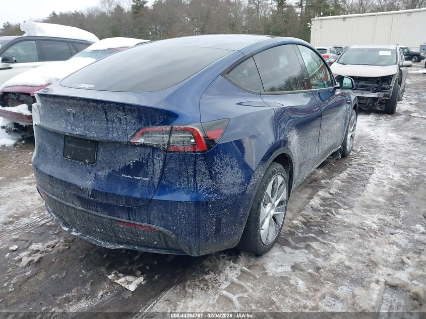 2023 Tesla Model y VIN 7SAYGAEE6PF850531 IAAI salvage auction — Front End, Salvage (Massachusetts), sold $13,000 on 2026-03-31 (photo 4)