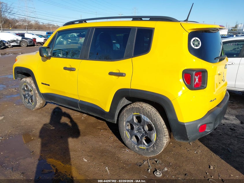 2018 Jeep Renegade VIN ZACCJBAB4JPH44685 IAAI salvage auction — FRONT END, Salvage (Ohio), sold $1,250 on 2026-08-06 (photo 3)