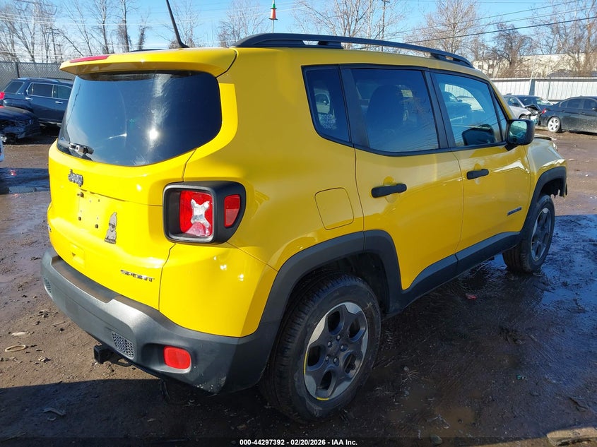 2018 Jeep Renegade VIN ZACCJBAB4JPH44685 IAAI salvage auction — FRONT END, Salvage (Ohio), sold $1,250 on 2026-08-06 (photo 4)