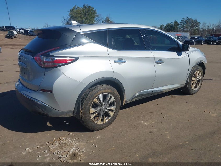 2018 Nissan Murano VIN 5N1AZ2MG1JN170493 IAAI salvage auction — FRONT END, Salvage Title, sold $950 on 2026-07-25 (photo 4)