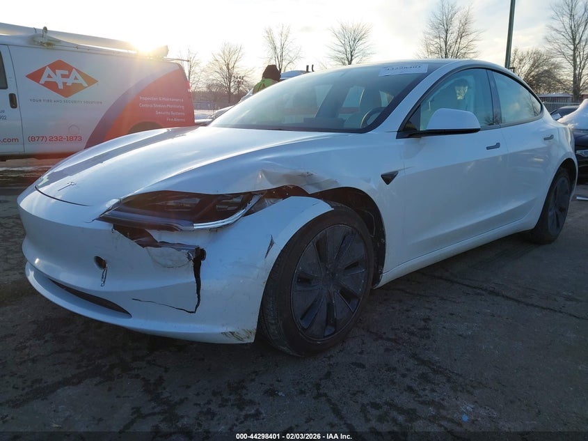 2025 Tesla Model 3 VIN 5YJ3E1EAXSF934323 IAAI salvage auction — FRONT END, Salvage (New Jersey), sold $15,800 on 2026-07-08 (photo 2)
