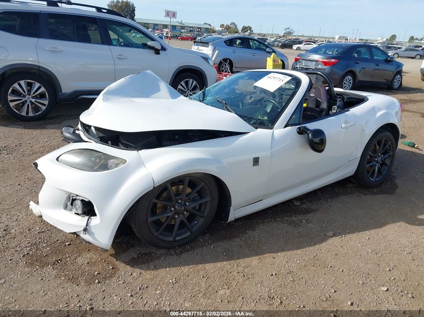 2014 Mazda Mx-5 VIN JM1NC2LF4E0234125 IAAI salvage auction — RIGHT FRONT, Salvage Title (California), sold $100 on 2026-07-20 (photo 2)