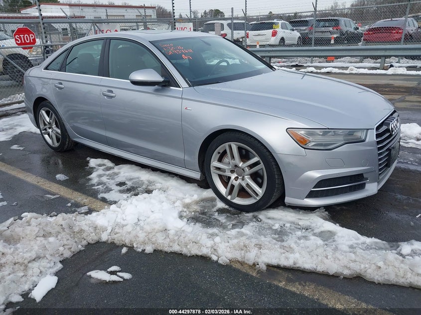 2016 Audi A6 VIN WAUGFAFC8GN140151 IAAI salvage auction — LEFT FRONT, Salvage (North Carolina), sold $3,150 on 2026-07-06 (photo 1)
