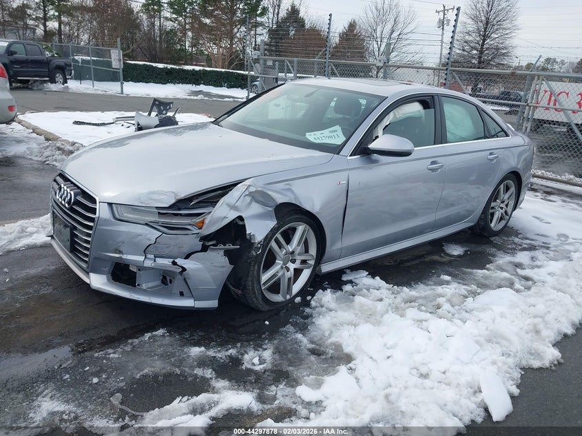 2016 Audi A6 VIN WAUGFAFC8GN140151 IAAI salvage auction — LEFT FRONT, Salvage (North Carolina), sold $3,150 on 2026-07-06 (photo 2)