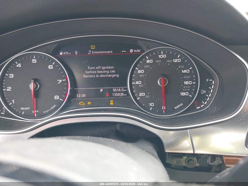 2016 Audi A6 VIN WAUGFAFC8GN140151 IAAI salvage auction — LEFT FRONT, Salvage (North Carolina), sold $3,150 on 2026-07-06 (photo 7)