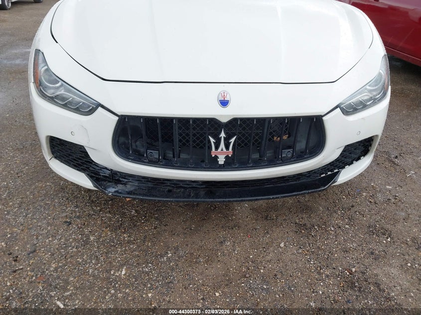 2014 Maserati Ghibli VIN ZAM57XSA4E1090279 IAAI salvage auction — FRONT & REAR, Salvage Title, sold $3,800 on 2026-07-22 (photo 6)