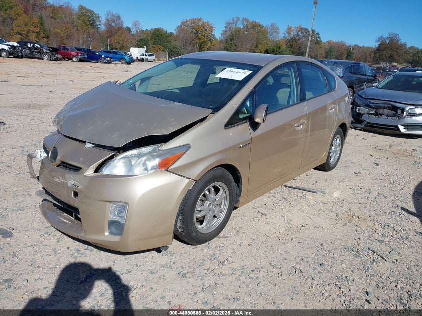 2010 Toyota Prius VIN JTDKN3DU5A1019194 IAAI salvage auction — FRONT END, Salvage (North Carolina), sold $300 on 2026-07-27 (photo 2)