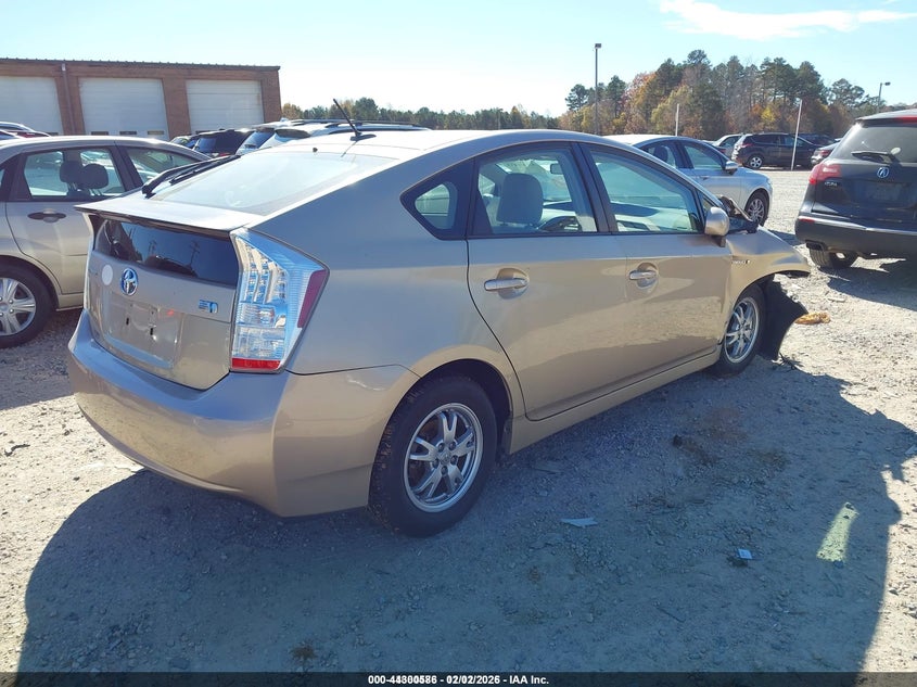 2010 Toyota Prius VIN JTDKN3DU5A1019194 IAAI salvage auction — FRONT END, Salvage (North Carolina), sold $300 on 2026-07-27 (photo 4)
