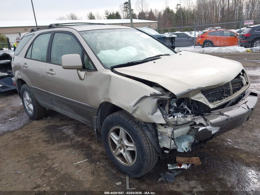 2000 Lexus Rx VIN JT6HF10U5Y0142213 IAAI salvage auction — FRONT END, Clear (Virginia), sold $25 on 2026-07-27 (photo 1)
