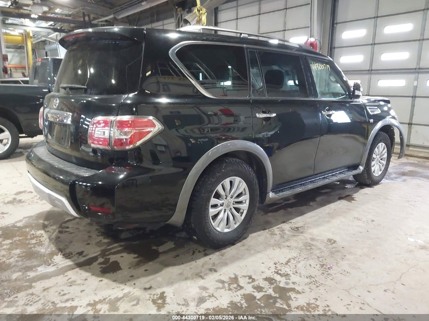 2018 Nissan Armada VIN JN8AY2NC9JX501333 IAAI salvage auction — FRONT END, Salvage Title, sold $75 on 2026-07-24 (photo 4)