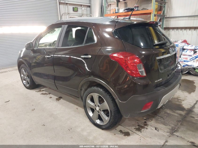 2013 Buick Encore VIN KL4CJHSBXDB189316 IAAI salvage auction — FRONT END, Clear (Indiana), sold $1,150 on 2026-07-10 (photo 3)
