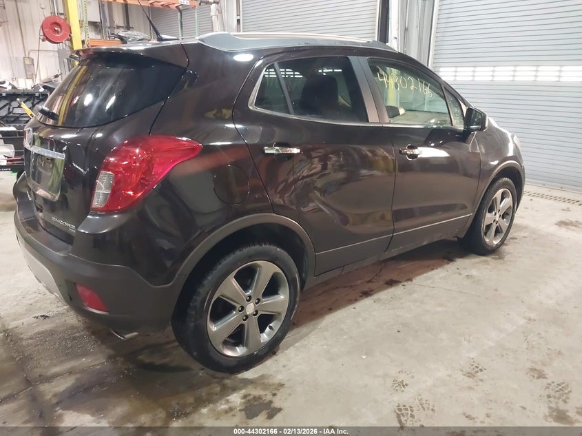 2013 Buick Encore VIN KL4CJHSBXDB189316 IAAI salvage auction — FRONT END, Clear (Indiana), sold $1,150 on 2026-07-10 (photo 4)