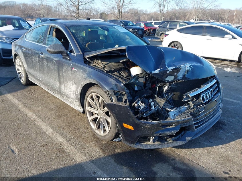 2012 Audi A7 VIN WAU2GAFC5CN148080 IAAI salvage auction — RIGHT FRONT, Salvage (New Jersey), sold $1,400 on 2026-07-13 (photo 1)