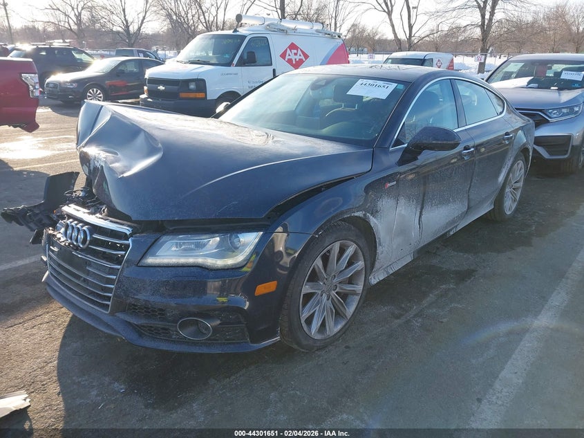2012 Audi A7 VIN WAU2GAFC5CN148080 IAAI salvage auction — RIGHT FRONT, Salvage (New Jersey), sold $1,400 on 2026-07-13 (photo 2)