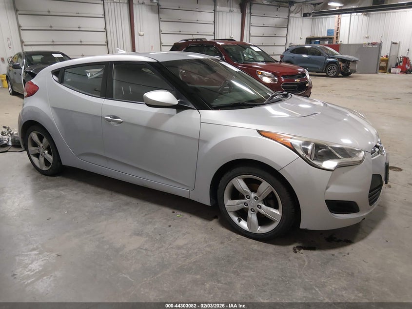 2014 Hyundai Veloster VIN KMHTC6AD0EU200266 IAAI salvage auction — FRONT END, Salvage Title, sold $1,000 on 2026-07-07 (photo 1)