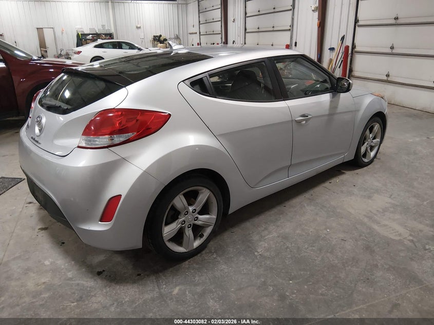 2014 Hyundai Veloster VIN KMHTC6AD0EU200266 IAAI salvage auction — FRONT END, Salvage Title, sold $1,000 on 2026-07-07 (photo 4)