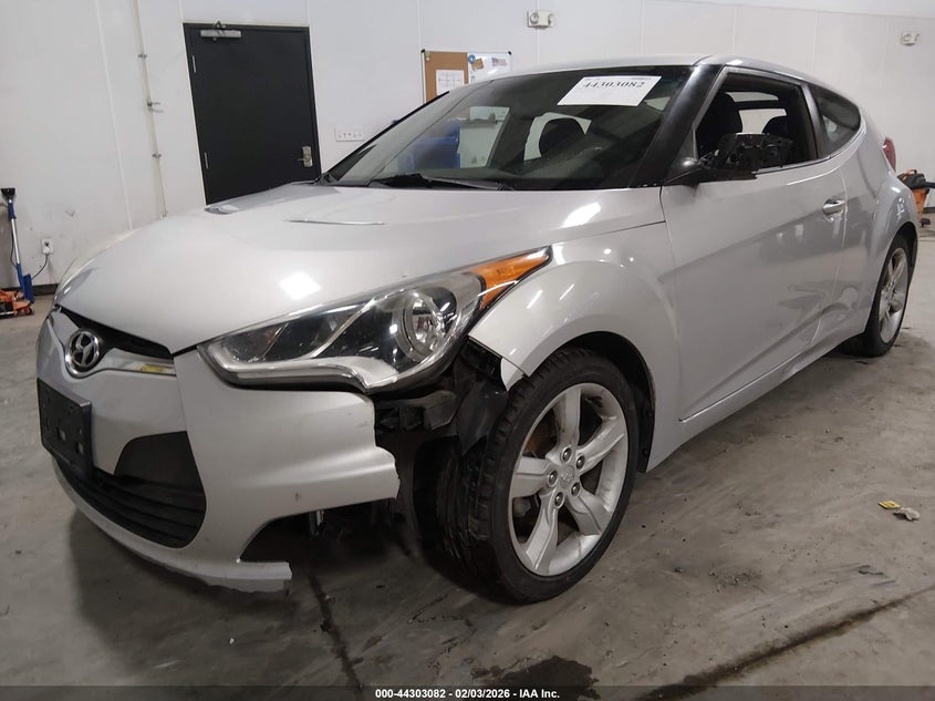 2014 Hyundai Veloster VIN KMHTC6AD0EU200266 IAAI salvage auction — FRONT END, Salvage Title, sold $1,000 on 2026-07-07 (photo 6)