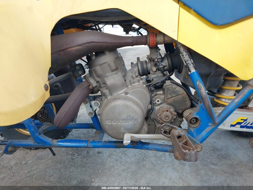1986 Suzuki VIN JSAAJ11A5G2109156 IAAI salvage auction — FRONT & REAR, Duplicate Paperwork (California), sold $25 on 2026-07-29 (photo 9)