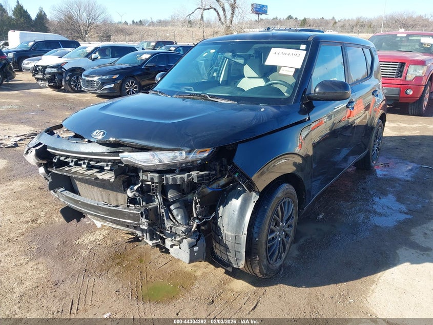 2020 Kia Soul VIN KNDJ23AU2L7024491 IAAI salvage auction — FRONT END, Clear (Oklahoma), sold $1,900 on 2026-07-15 (photo 2)
