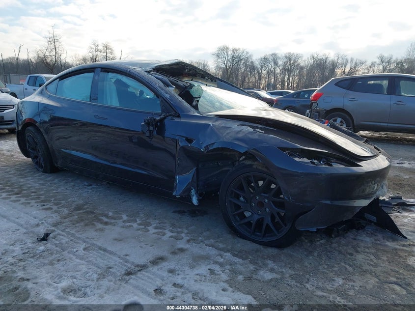 2024 Tesla Model 3 VIN 5YJ3E1EA2RF849194 IAAI salvage auction — SIDE, Salvage (New Jersey), sold $1,050 on 2026-07-28 (photo 1)
