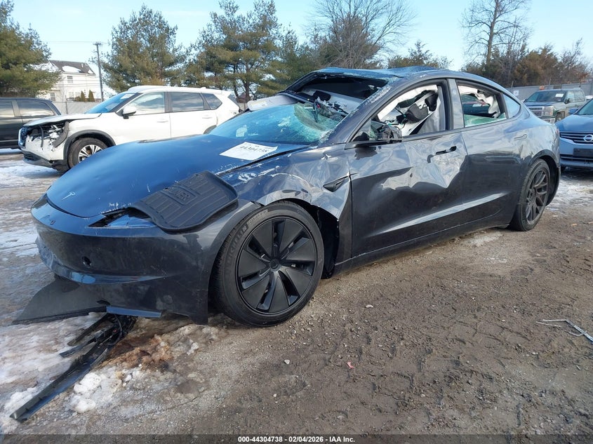 2024 Tesla Model 3 VIN 5YJ3E1EA2RF849194 IAAI salvage auction — SIDE, Salvage (New Jersey), sold $1,050 on 2026-07-28 (photo 2)