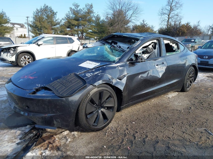 2024 Tesla Model 3 VIN 5YJ3E1EA2RF849194 IAAI salvage auction — SIDE, Salvage (New Jersey), sold $1,050 on 2026-07-28 (photo 6)