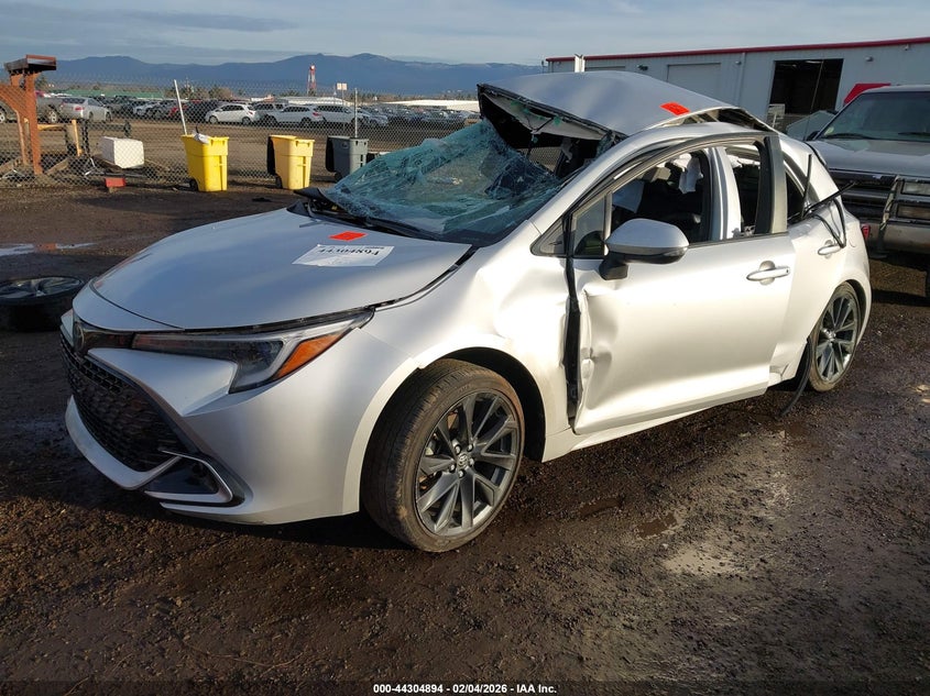 2023 Toyota Corolla VIN JTNC4MBE2P3211707 IAAI salvage auction — ROLLOVER, Bill Of Sale (Washington), sold $375 on 2026-07-28 (photo 2)