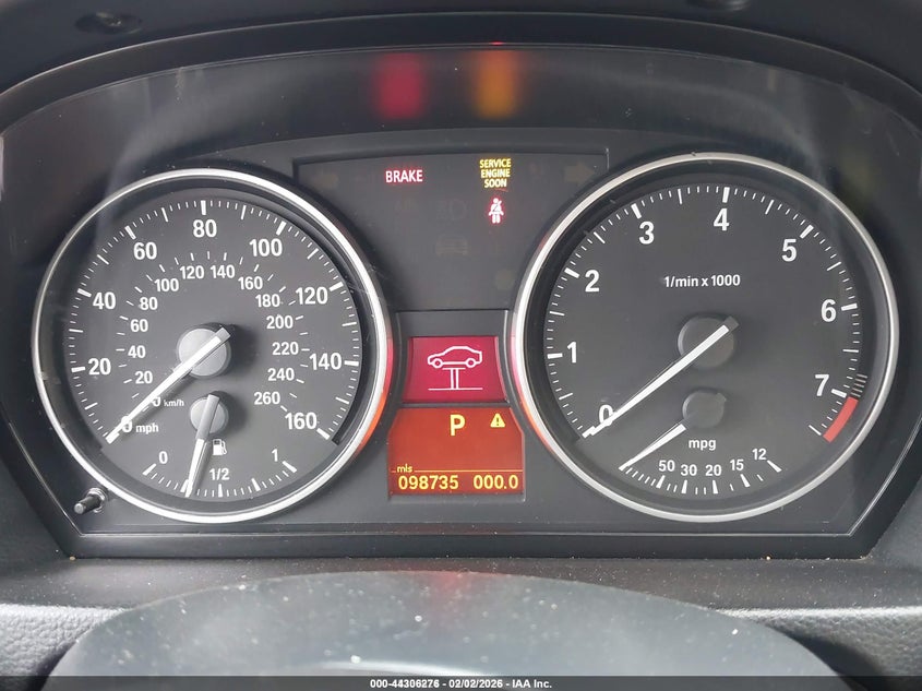 2011 BMW 3 series VIN WBAPH7G58BNM57871 IAAI salvage auction — LEFT SIDE, Salvage (California), sold $600 on 2026-07-15 (photo 7)