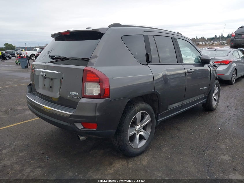 2016 Jeep Compass VIN 1C4NJDEB6GD793277 IAAI salvage auction — BIO HAZARD, Lien Papers (Oregon), sold $300 on 2026-07-09 (photo 4)
