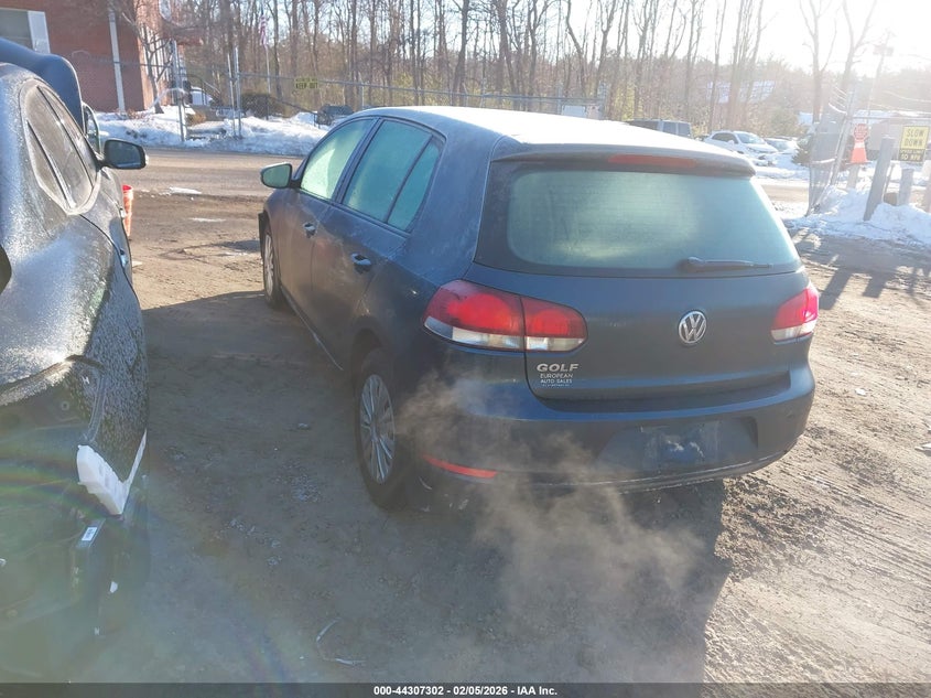 2010 Volkswagen Golf VIN WVWDB7AJ7AW297584 IAAI salvage auction — LEFT SIDE, Clear (Massachusetts), sold $250 on 2026-08-11 (photo 3)