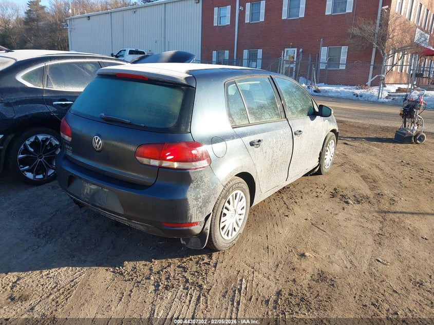 2010 Volkswagen Golf VIN WVWDB7AJ7AW297584 IAAI salvage auction — LEFT SIDE, Clear (Massachusetts), sold $250 on 2026-08-11 (photo 4)