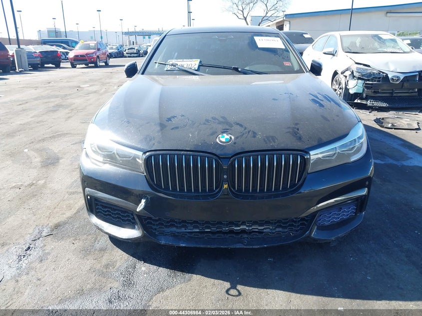 2017 BMW 7er VIN WBA7E2C51HG739820 IAAI salvage auction — FRONT END, Salvage Certificate (California), sold $4,000 on 2026-08-21 (photo 6)