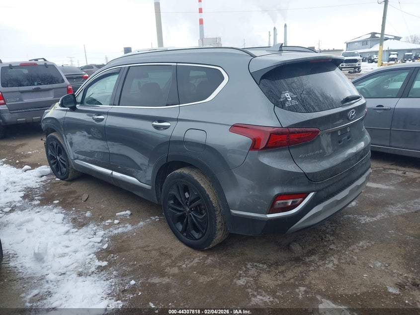 2019 Hyundai Santa fe VIN 5NMS5CAA1KH076302 IAAI salvage auction — FRONT END, Salvage Title, sold $5,700 on 2026-07-11 (photo 3)