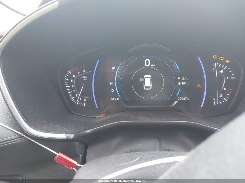 2019 Hyundai Santa fe VIN 5NMS5CAA1KH076302 IAAI salvage auction — FRONT END, Salvage Title, sold $5,700 on 2026-07-11 (photo 7)
