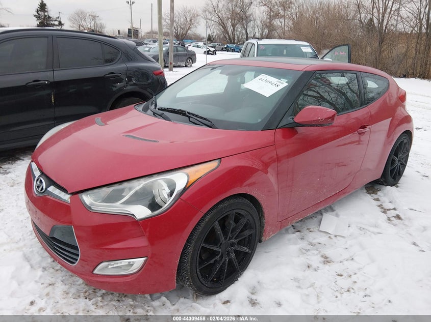 2012 Hyundai Veloster VIN KMHTC6AD0CU032237 IAAI salvage auction — RIGHT SIDE, Salvage Title, sold $825 on 2026-07-14 (photo 2)
