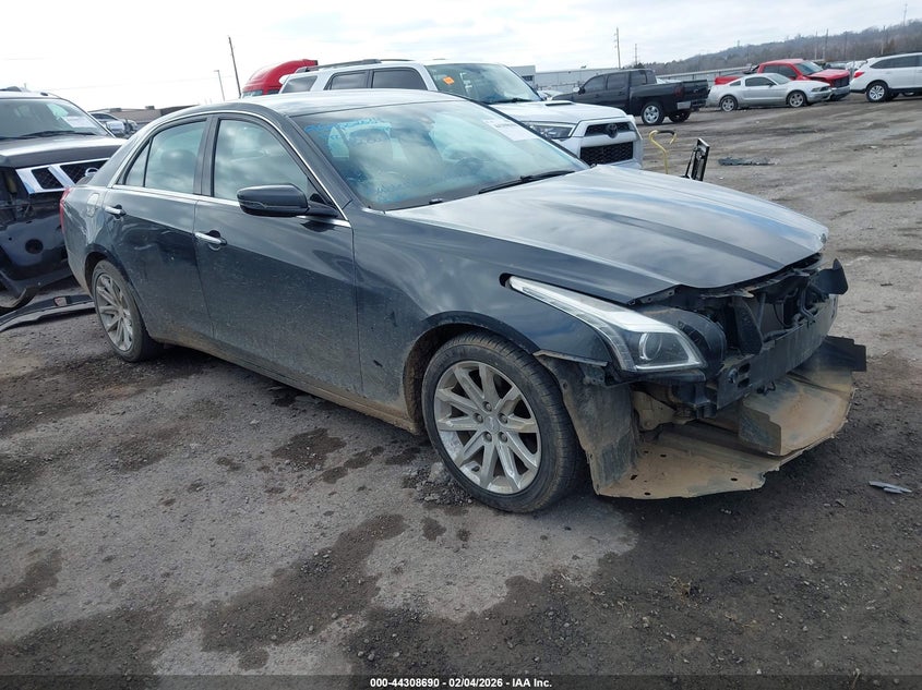 2015 Cadillac Cts VIN 1G6AW5SX5F0106062 IAAI salvage auction — FRONT END, Clear (Oklahoma), sold $1,000 on 2026-07-09 (photo 1)