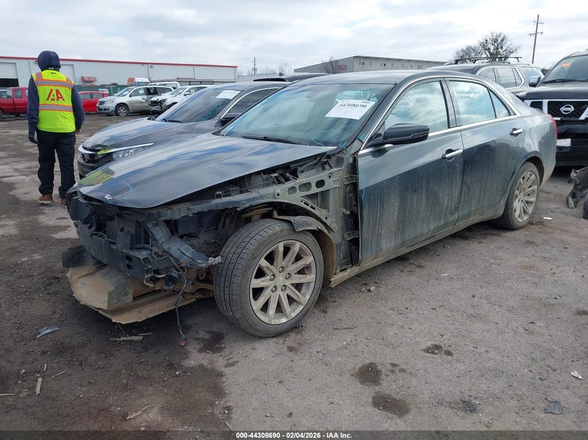 2015 Cadillac Cts VIN 1G6AW5SX5F0106062 IAAI salvage auction — FRONT END, Clear (Oklahoma), sold $1,000 on 2026-07-09 (photo 2)