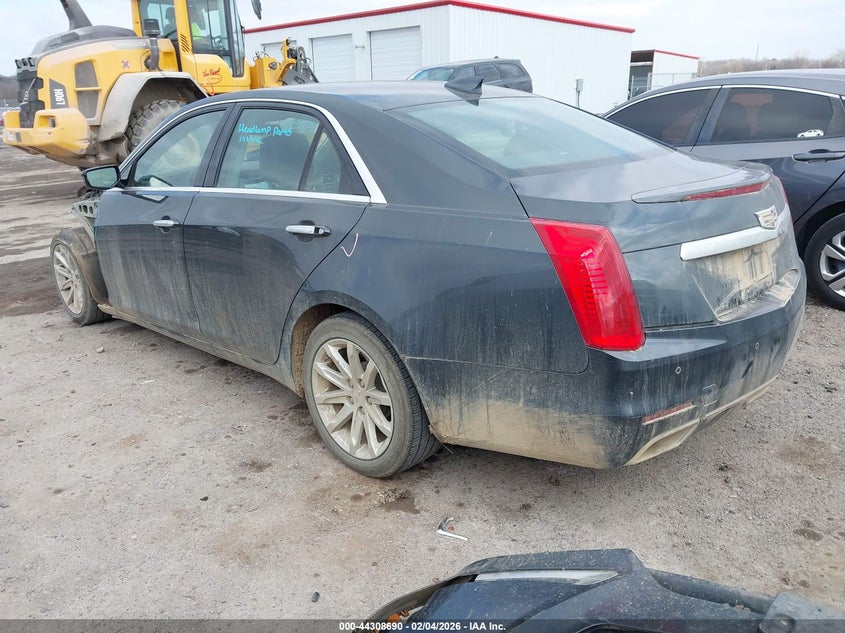 2015 Cadillac Cts VIN 1G6AW5SX5F0106062 IAAI salvage auction — FRONT END, Clear (Oklahoma), sold $1,000 on 2026-07-09 (photo 3)
