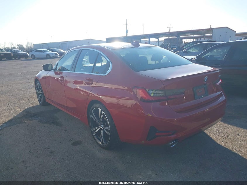 2020 BMW 3er VIN WBA5R1C05LFH46295 IAAI salvage auction — FRONT END, Salvage Title, sold $9,800 on 2026-08-15 (photo 3)