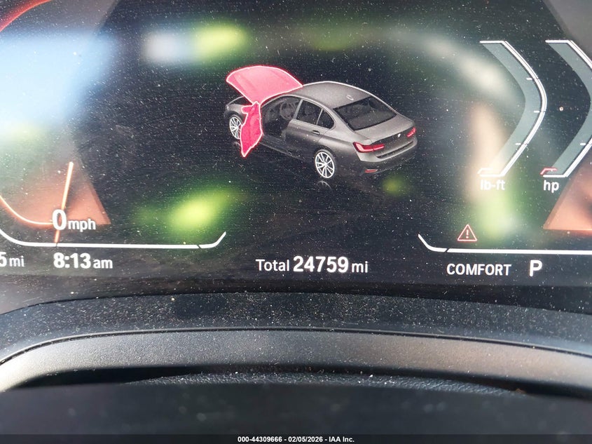 2020 BMW 3er VIN WBA5R1C05LFH46295 IAAI salvage auction — FRONT END, Salvage Title, sold $9,800 on 2026-08-15 (photo 7)