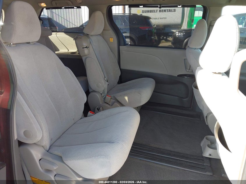 2012 Toyota Sienna VIN 5TDKK3DCXCS274736 IAAI salvage auction — FRONT END, Salvage Title, sold $2,000 on 2026-07-08 (photo 8)