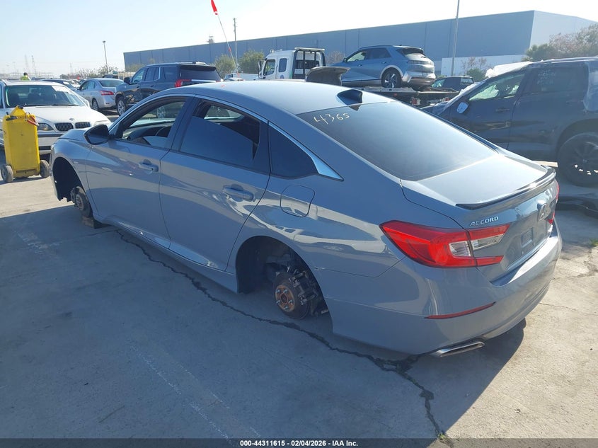 2022 Honda Accord VIN 1HGCV1F3XNA054365 IAAI salvage auction — ELECTRICAL, Salvage (California), sold $7,100 on 2026-07-29 (photo 3)