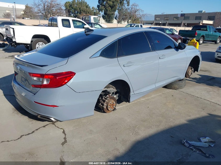 2022 Honda Accord VIN 1HGCV1F3XNA054365 IAAI salvage auction — ELECTRICAL, Salvage (California), sold $7,100 on 2026-07-29 (photo 4)