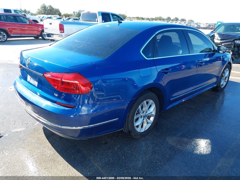 2016 Volkswagen Passat VIN 1VWAT7A30GC038217 IAAI salvage auction — RIGHT FRONT, Salvage (Arizona), sold $750 on 2026-08-06 (photo 4)