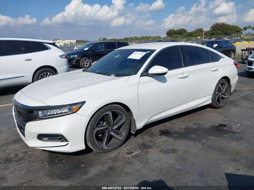 2020 Honda Accord VIN 1HGCV1F38LA018252 IAAI salvage auction — THEFT, Rebuildable (Florida), sold $10,500 on 2026-09-04 (photo 2)