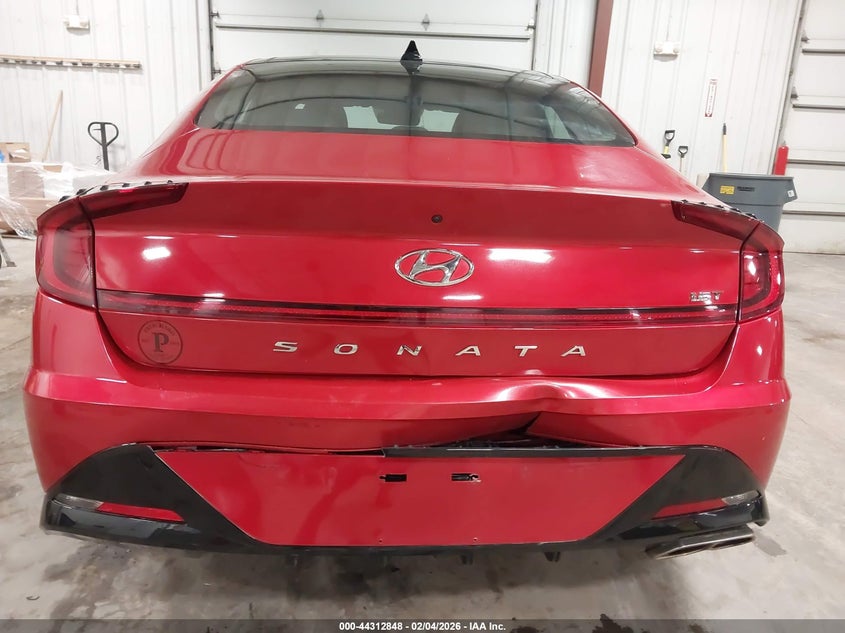 2021 Hyundai Sonata VIN 5NPEJ4J29MH092874 IAAI salvage auction — REAR END, Salvage Title, sold $6,600 on 2026-07-21 (photo 6)