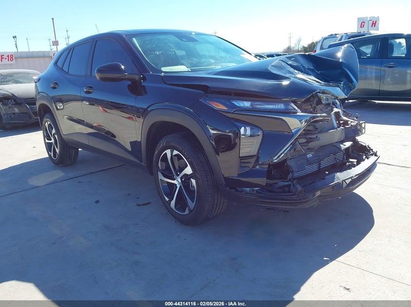 2025 Chevrolet Trax VIN KL77LGEP8SC306124 IAAI salvage auction — FRONT END, Original (Texas), sold $2,050 on 2026-07-29 (photo 1)